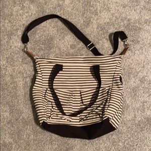 Thirty-One Casual Cargo Bag Twill Stripe